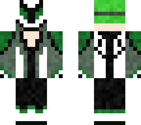 scary mask green and white