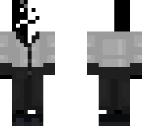 split face man (b&w)