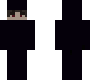 (zeky) black and red emo skin