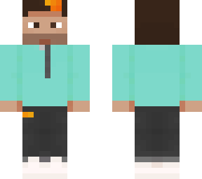 auron cubito c cafe buzo celestito /skin gruesa(cuerpo grueso