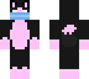 black pink wolf with covid mask