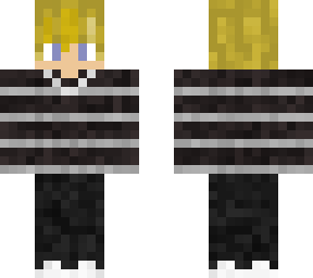 blonde blue eyes stripe sweater