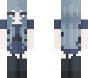 blue dress