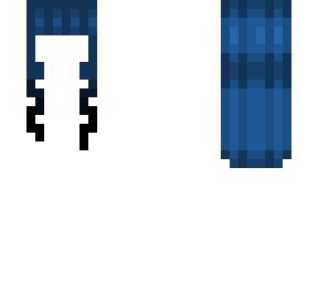 blue hair base with some bangs?