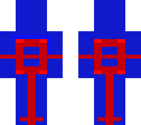 blue red man?