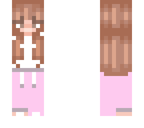 casual pink and white girl outfit