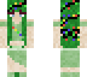 christmas tree girl