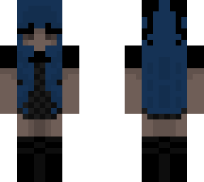 cute goth blue <3