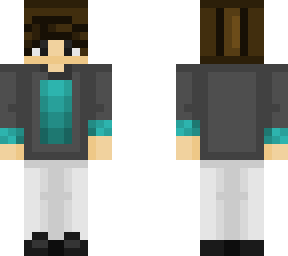 cyan shirt boy