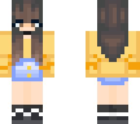 girl yellow