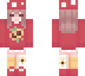 mushroom sunflower girl