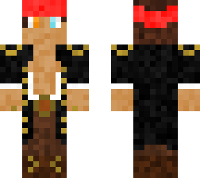 pirate captain no hat