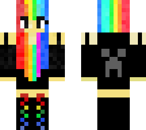 rainbow girl