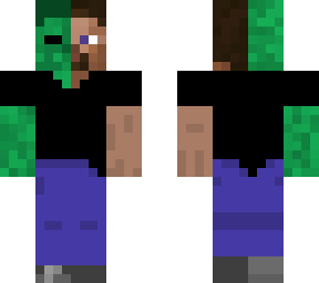 zombie steve!!!