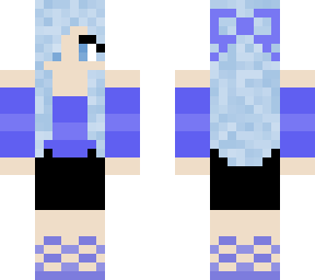 blue girl