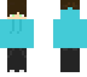 blue hoodie