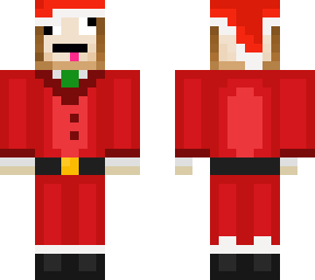 bread in christmas suit