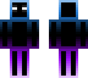 cubed purple blue guy