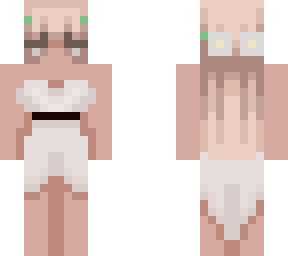 cute white dress :>