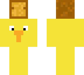 duck holding bread