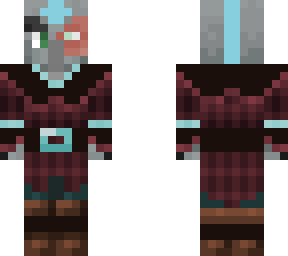 fire pillager with armor