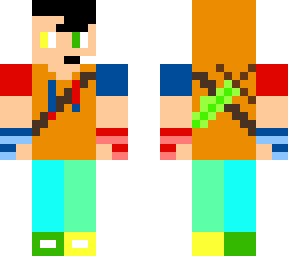 gamer with emerald sword