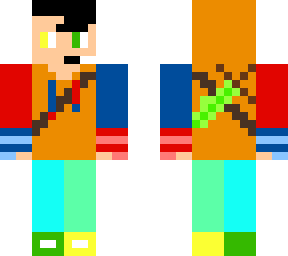 gamer with emerald sword winter edition