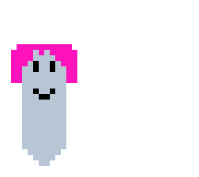 ghost with pink hair