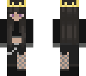 girl in black