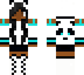 panda dress w/ hoodie (teal)