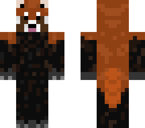 red panda with ears