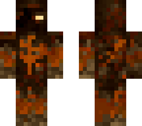 terror steve (orange shadow infected steve)