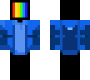 tv head with blue jacket