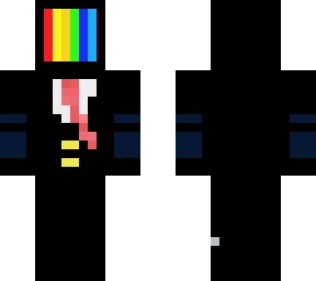 tv head with suit