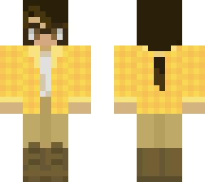 yellow plaid shirt