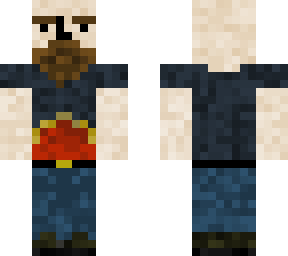 baldy with cape