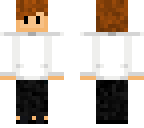 basic skin with white sweater