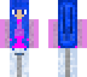 blue hair