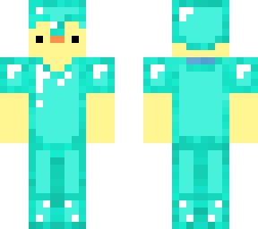 duck with fake armor
