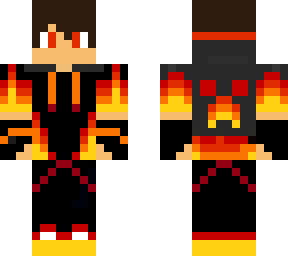 fire gamer boy