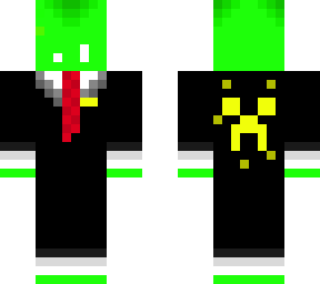 green suit man