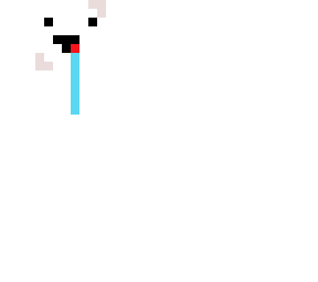 my skin version white and drool