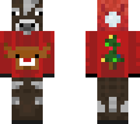 new and improve christmas cow skin