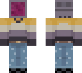 nonbinary sweater tv head