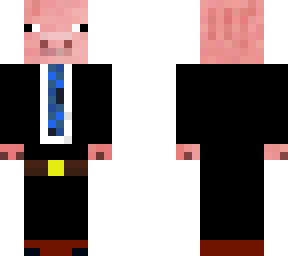 pig in a suit