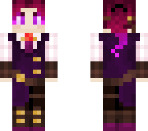 purple steampunk man