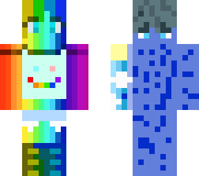 rainbow human!!! and now it's raining again.