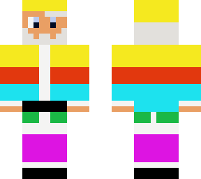 rainbow santa