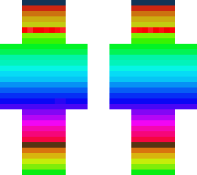 rainbow skin