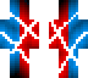 red and blue lightning